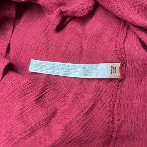 Free People Endless Summer Wraparound Halter Ruffled Flouncy Red Maxi Dr… - Picture 11 of 16